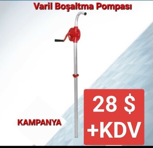VARİL BOŞALTMA POMPASI