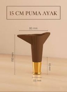 mobilya ayak puma 15 cm
